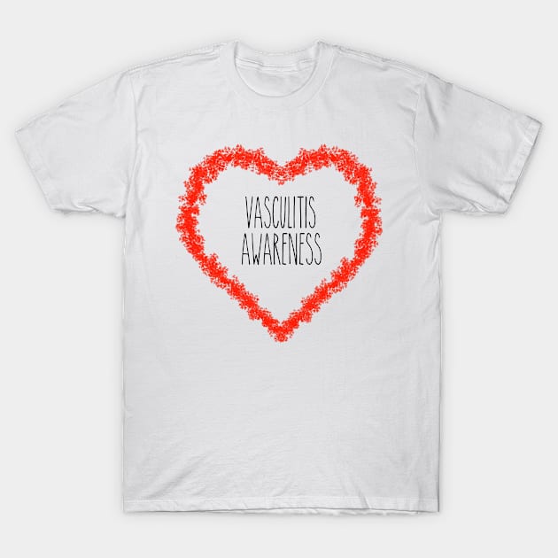 Vasculitis Awareness Support Gift T-Shirt by MerchAndrey